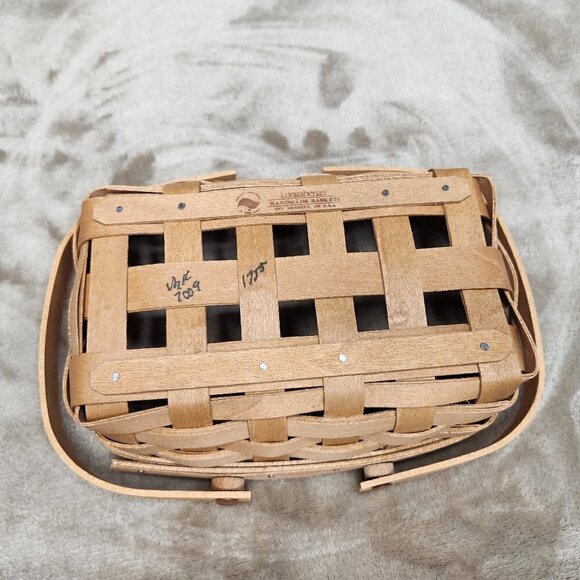 Longaberger Vintage Colorful Rectangle Baking Dish Basket - Picture 9 of 12